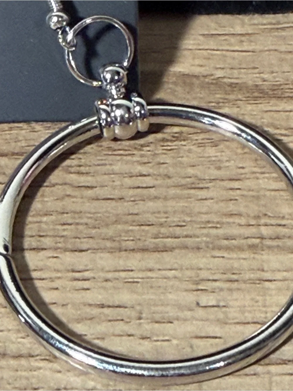 Paparazzi Shiny Silver Double Hoop Earrings